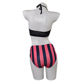 TV Hazbin Hotel (2024) Velvette Black Swimsuit Cosplay Costume Outfits Halloween Carnival Suit